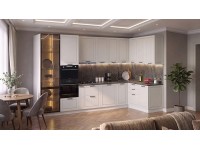 Кухня "Маноло" МДФ Кварц 3550х1600мм. в Луганске Кухня "Маноло" МДФ Кварц 3550х1600мм. в Луганске